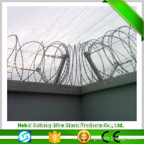 Pvc coated razor barbed wire price per roll high demand in china